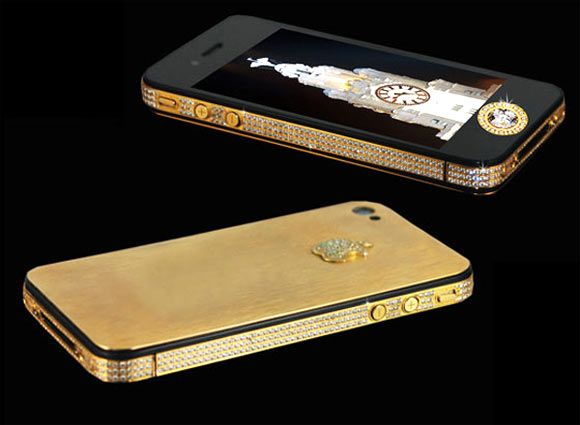 iPhone 4s Elite Gold by Stuart Hughes