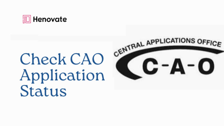 How to Check Your CAO Status and Manage Your Application